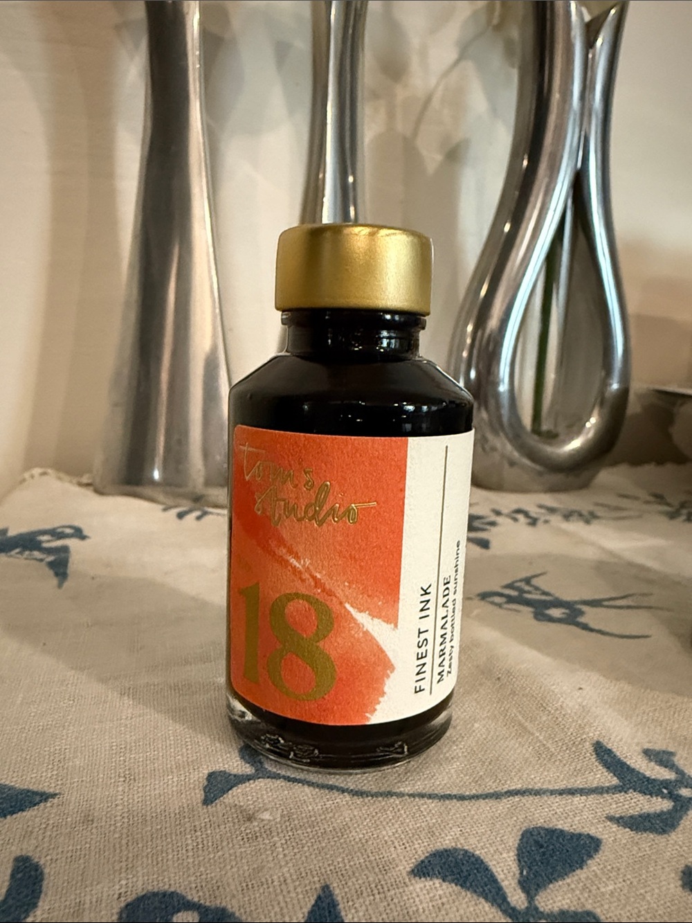 Tom’s Studio No.18 Ink Bottle - Orange Label